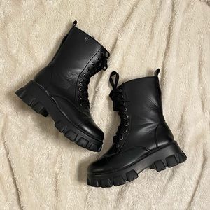 Black Platform Boots